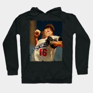 Hideo Nomo in Los Angeles Dodgers, 1995 Hoodie